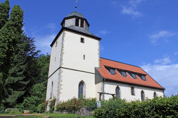 Fototapeta na wymiar Pfarrkirche Buchenau (1568-1573, Hessen)