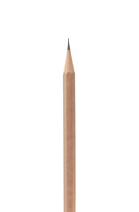 pencil on white background with clipping path