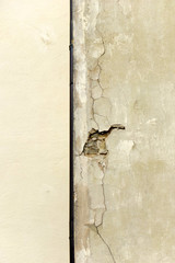 Schäden an Wand