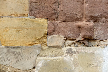 Schäden an Wand
