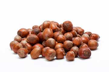 nuts isolated on white background