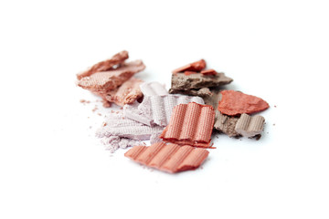eyeshadow isolated on white