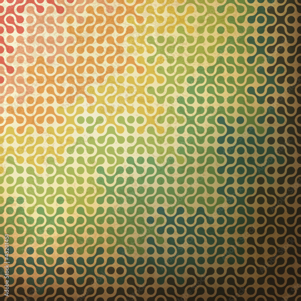 Fototapete Abstract rainbow background made from joined parts. Vector, EPS1