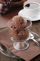 Gourmet double chocolate ice cream
