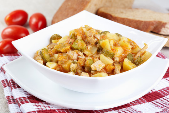 Azu &mdash; a traditional dish of Tatar cuisine