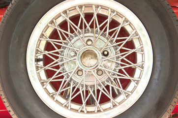 Car wheel.
