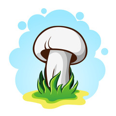 Vector illustration of mushrooms