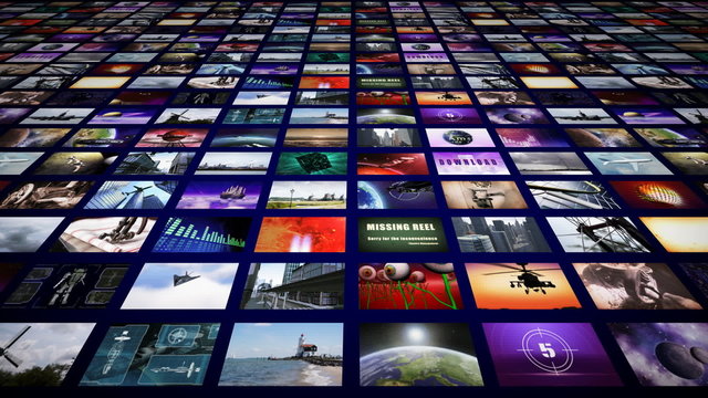 Video wall panorama perspective