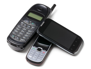three generation cellphones