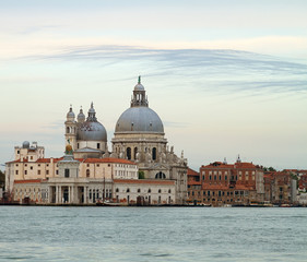 Fototapeta na wymiar Basilica Santa Maria Della Salute, Venice.