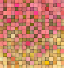 gradient abstract 3d backdrop in orange and red