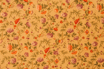 Cottonwood Close Up Antique Floral Fabric