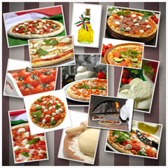 Pizza collage