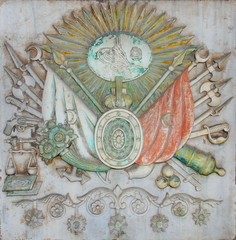Fototapeta na wymiar Ottoman Empire coat of arms