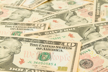 Seamlessly tileable and repeatable 5 dollar bills