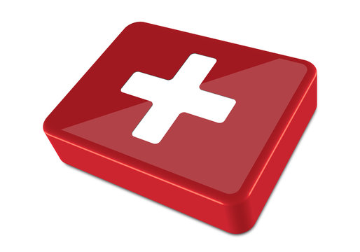 first aid isolated