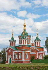 Fototapeta na wymiar Cathedral of the Assumption nunnery, city Kolomna, Moscow area