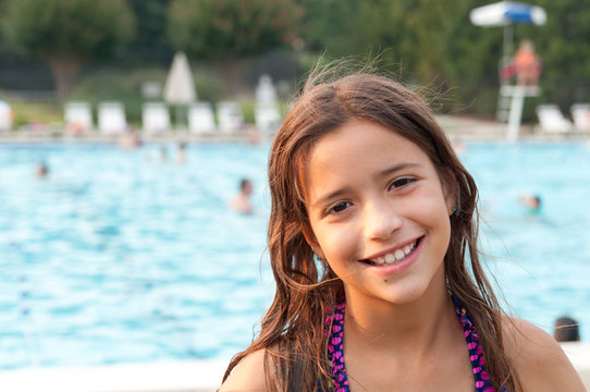 Swimming Pool Portrait
