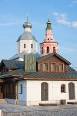 Fototapeta na wymiar church on a background blue sky, Vladimirskiy area, Russia