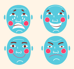 Obraz premium emotional faces
