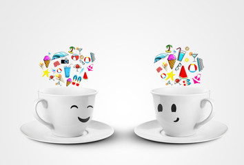 cups dream travel