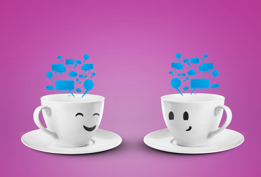 two cups smileys
