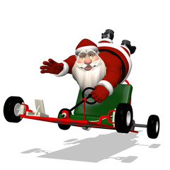Santa Runaway Go Kart