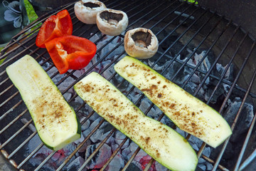 Gemüse auf dem Grill
