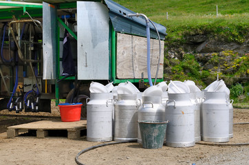 lait,terroir,bidons de lait,agriculture