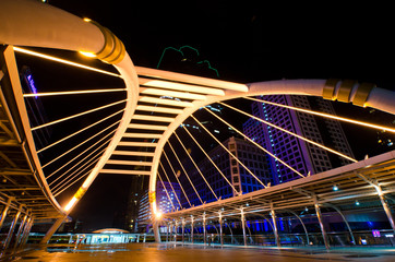 Obraz premium modern city at night