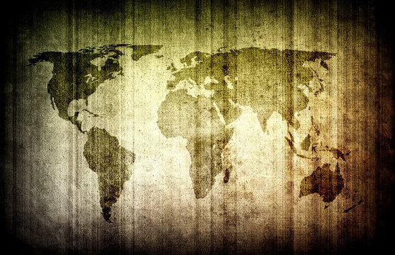 Fototapeta old world map