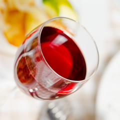glass of wine