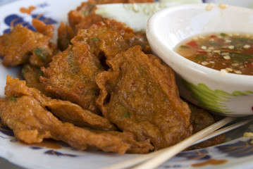  fried fish patty