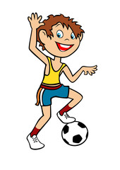 boy soccer player
