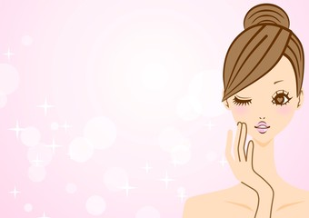美容　イラスト