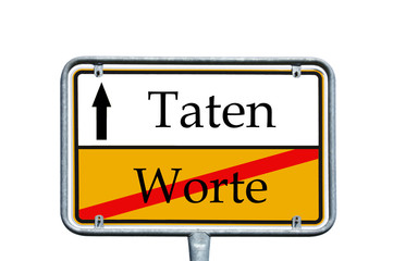 Schild - Taten / Worte