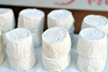 Petits fromages de chèvres des Alpes