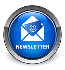 Newsletter email glossy icon