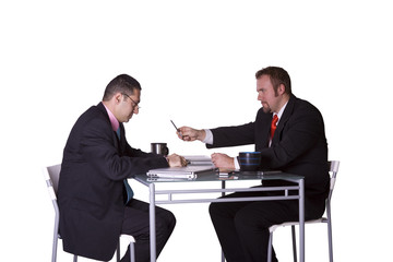 Businessmen Signing a Contract