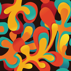 abstract seamless pattern with splash