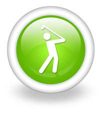 Light Green Icon "Golfing"