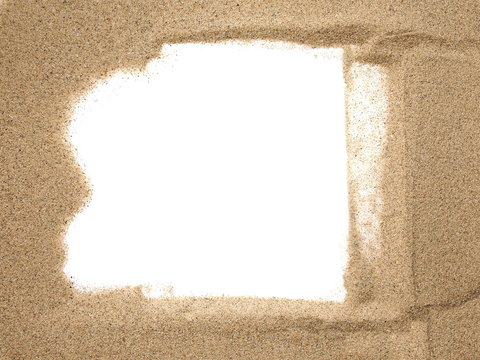 Sand frame