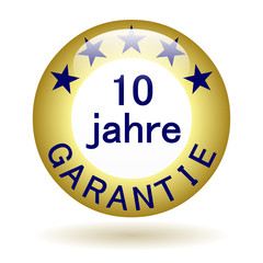 10 jahre garantie