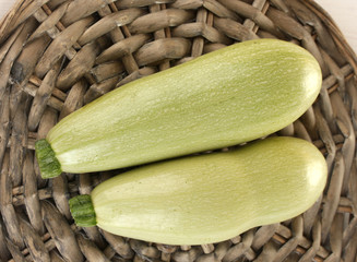 squash on white wooden table close-up