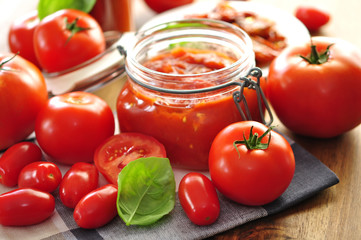 Tomaten, Basilikum