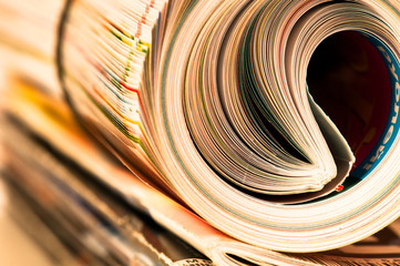 Magazine Roll. Side view.