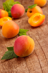 Fresh apricots