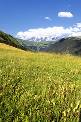 Fototapeta premium View of the Savoy Alps-Europe