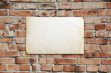 paper on brickwall