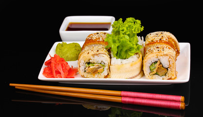 Tasty rolls served